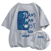 PLUS会员：JEANSWEST 真维斯 男士圆领短袖 JR-21-171Q40  *3件