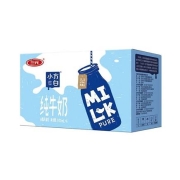 京东极速版：SANYUAN 三元 小方白纯牛奶200ml*6盒 3.2g/100ml乳蛋白 便携装+凑单