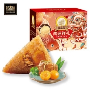 可签到！礼盒装6只【鲜品屋】嘉兴板栗肉粽