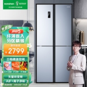 Ronshen 容声 BCD-426WD12FP 对开门冰箱 426L 钛空银