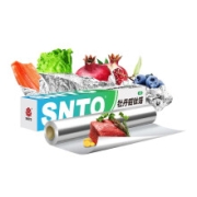 SNTO 保鲜铝钛箔 一次性保鲜膜 便携装 10m*20cm