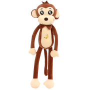 吉娅乔(Ghiaccio)贝贝猴毛绒玩具公仔小猴子   咖啡色 40CM