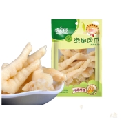 馋大狮 鸡爪 网红泡椒凤爪180g*3件