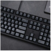 HP 惠普 K10C 108键 有线机械键盘 黑色 Cherry茶轴 无光