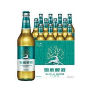YANJING BEER 燕京啤酒 雪鹿8度清爽啤酒 500ml*12瓶 整箱装
