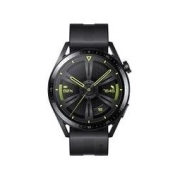 HUAWEI 华为 WATCH GT 2 运动款 智能手表 46mm 黑色不锈钢表壳 曜石黑橡胶表带（血氧、GPS、扬声器）