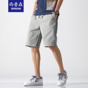 PLUS会员：SIPOOSAN 西普森 XPS-A321-12-DK110J 男子 休闲短裤 五分裤