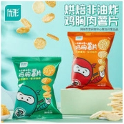 ishape 优形 鸡胸肉薯片藤椒味/烧烤味30g*5袋