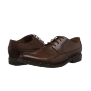 Clarks 其乐 Becken Cap系列 男士商务正装鞋 261231387 棕褐色 42