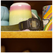 LIJINLAN 表带兼容卡西欧 G-Shock,男士尼龙替换表带适用于 G-Shock
