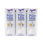 88VIP：纽仕兰 4.0g乳蛋白 全脂纯牛奶250ml*3盒*10件
