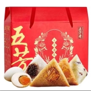 五芳斋 粽子礼盒 8粽子4咸鸭蛋礼盒装 1280g