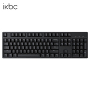 12点开始：ikbc C104 104键 有线机械键盘 正刻 黑色 Cherry红轴 无光