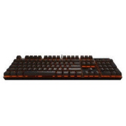 RAPOO 雷柏 V500PRO 104键 有线机械键盘 黑色 雷柏茶轴 单光