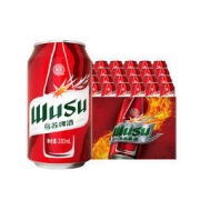 WUSU 乌苏啤酒 大红乌苏 330ml*24罐