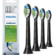 Philips 飞利浦 HX6064/11 钻石亮白型声波震动牙刷刷头 4支装 黑色  直邮含税到手￥112.75