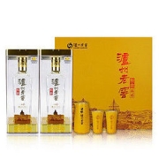 泸州老窖 特曲晶彩 52度500ml 浓香型白酒 纯粮食酒 500ml*2瓶 礼盒装 高端商务送礼