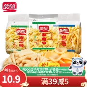 京东极速版：PANPAN FOODS 盼盼 家庭号薯片 共3袋（番茄味＊1+原味薯片＊1+虾条＊1）