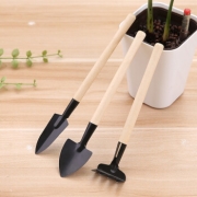 番茄炒蛋 迷你园艺工具三件套 铲 耙 锹 1套*4