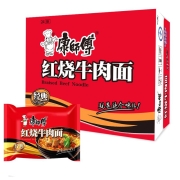 88VIP：康师傅 经典红烧牛肉面袋装 100g*24袋*2件+凑单
