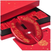 谭木匠 喜结连理 木质对梳