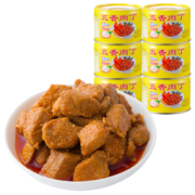 GULONG 古龙食品 五香肉丁罐头 142g*6罐