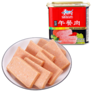 GULONG 古龙食品 古龙优质午餐肉罐头火锅肉类罐头340g 优质午餐肉340g*4