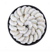有券的上：卖鱼七郎 活剥翡翠青虾仁 去虾线 特大号鲜冻虾仁 （8-10cm） 500g*3件