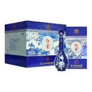 红星 二锅头 蓝花瓷珍品 清香型白酒 52度 500ml*6瓶整箱 蓝花十五