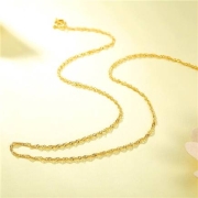 PLUS会员：CHJ JEWELLERY 潮宏基 女士足金项链 XXG30000048 约3.45g
