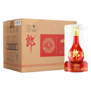 PLUS会员：LANGJIU 郎酒 红花郎15 53%vol 酱香型白酒 500ml*6瓶 整箱装