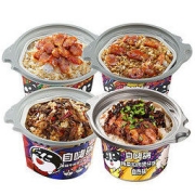 自嗨锅 自热米饭组合装 4口味 965g（菌菇牛肉245g+广式香肠230g+川味腊肠230g+梅菜扣肉260g）