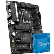88VIP：MSI 微星 B660M MORTAR WiFi主板+Intel i5-12400F CPU处理器 板U套装