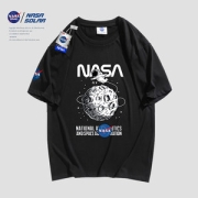 NASA SOLAR 联名款宽松情侣短袖