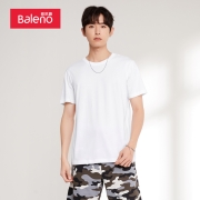 PLUS会员：Baleno 班尼路 情侣款T恤 88902284-N*3件