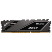 Netac 朗科 越影系列 DDR4 3200MHz 台式机内存 马甲条 黑色 16GB