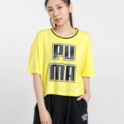 25号10点、限尺码：PUMA 彪马 57953336 女士T恤