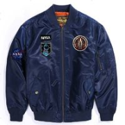 Luxury Lane NASA款 MA1 男士夹克