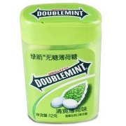 亲子会员：DOUBLEMINT 绿箭 无糖薄荷糖 清爽薄荷味 20粒*3件