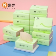 京东极速版：惠寻 竹浆本色抽纸 4层*240张*14包