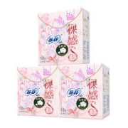 Sofy 苏菲 裸感S贵族棉 卫生巾日用组合装 250mm*12片*3包