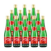 西凤酒 西凤 55度绿瓶原箱高脖凤香型白酒 裸瓶口粮白酒 线下版原箱12瓶