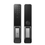 鹿客(loock)智能门锁 S30Pro 深空灰 全自动推拉指纹锁  内置门铃增加NFC
