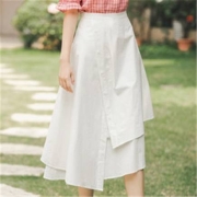 INMAN 茵曼 女士半身裙 F18225993HMC0473