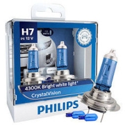 PHILIPS 飞利浦 水晶之光新银战士 H7 汽车灯泡 2支装