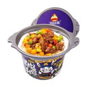 PLUS会员：LA WEI KE 辣味客 自热煲仔饭 黑椒牛肉煲仔饭 280g *4件