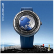 20日10点：CIGA Design 玺佳 U系列 蓝色星球 男士自动机械表 U031-SU01-6U 钛合金版