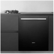 SIEMENS 西门子 SJ436B00QC 嵌入式洗碗机 12套 黑色