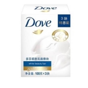 极速版：Dove 多芬 香皂 柔肤乳霜香块100g＊3块