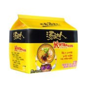 统一 汤达人酸酸辣辣豚骨拉面 130g*5袋
